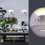 3548/1W HIGHTECH ODL18 204 белый гипсовый Настенный светильник IP20 G9 1*40W 220V GIPS - 3548/1W HIGHTECH ODL18 204 белый гипсовый Настенный светильник IP20 G9 1*40W 220V GIPS