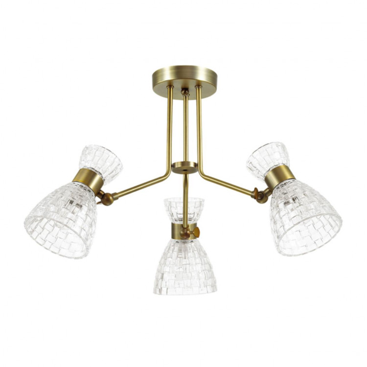 3704/3C COMFI LN19 214 античная бронза Люстра потолочная E14 3*40W 220V JACKIE
