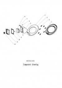 807021401 Меркурий 1*7W LED IP44 светильник