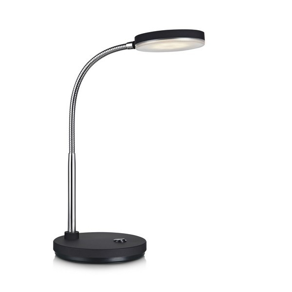 106467 Настольная лампа Черный/Черный LED 1*5W
