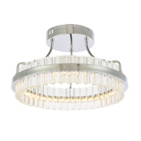 SL383.102.01 Светильник потолочный ST-Luce Хром/Прозрачный LED 1*34W