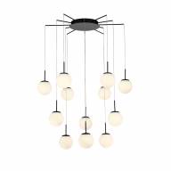 SL395.403.12 Светильник подвесной ST-Luce Черный/Белый LED 12*8W - SL395.403.12 Светильник подвесной ST-Luce Черный/Белый LED 12*8W