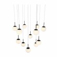 SL395.403.12 Светильник подвесной ST-Luce Черный/Белый LED 12*8W - SL395.403.12 Светильник подвесной ST-Luce Черный/Белый LED 12*8W