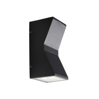 SL088.431.02 Светильник уличный настенный ST-Luce Черный кварцевый LED 2*7W