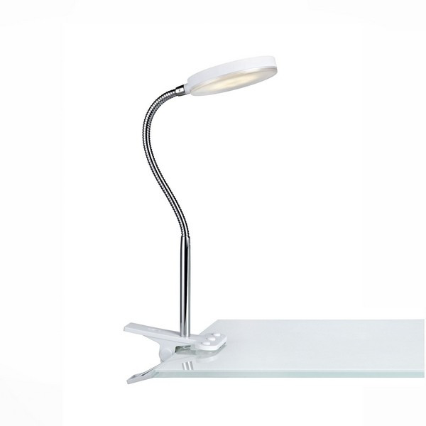 106470 Настольная лампа Белый/Белый LED 1*5W