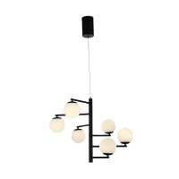 SL395.413.06 Светильник подвесной ST-Luce Черный/Белый LED 6*8W