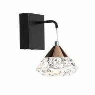 SL1601.421.01 Светильник настенный ST-Luce Черный/Прозрачный LED 1*6W - SL1601.421.01 Светильник настенный ST-Luce Черный/Прозрачный LED 1*6W