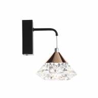 SL1601.421.01 Светильник настенный ST-Luce Черный/Прозрачный LED 1*6W - SL1601.421.01 Светильник настенный ST-Luce Черный/Прозрачный LED 1*6W