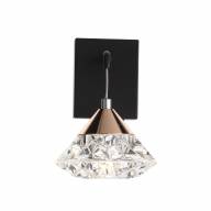 SL1601.421.01 Светильник настенный ST-Luce Черный/Прозрачный LED 1*6W - SL1601.421.01 Светильник настенный ST-Luce Черный/Прозрачный LED 1*6W