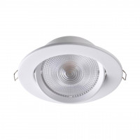 357999 SPOT NT19 253 белый Встраиваемый поворотный светильник IP20 LED 3000К 15W 85-265V STERN