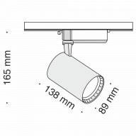 Трековый светильник Technical TR003-1-17W3K-B - Трековый светильник Technical TR003-1-17W3K-B