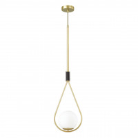 4810/1 PENDANT ODL21 351 золтой/черный/белый Подвес E14 1*40W FLARI