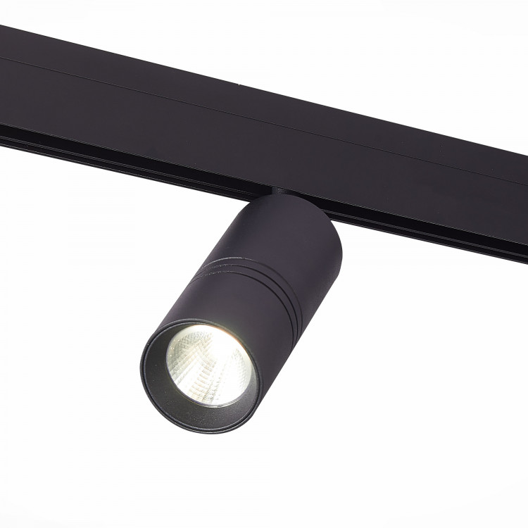 ST365.446.18 Магнитный трековый светильник Черный LED 1*18W 4000K 1 530Lm Ra>80 36° IP20 L-xW60xH148 48V