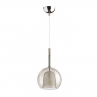 4698/1 PENDANT ODL20 305 хром/дымчатый Подвес E14 1*40W LEVA