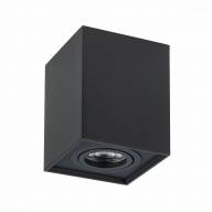 ST109.407.01 Светильник потолочный Мат. черный GU10 1*50W  L100xW100xH123 220V Без ламп - ST109.407.01 Светильник потолочный Мат. черный GU10 1*50W  L100xW100xH123 220V Без ламп
