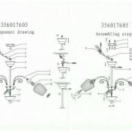 356017605 Нежность 5*60W E14 220V люстра - 356017605 Нежность 5*60W E14 220V люстра