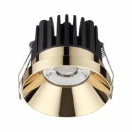 357909 SPOT NT19 249 золото Светильник встраиваемый IP44 LED 3000К 10W 100-265V METIS - 357909 SPOT NT19 249 золото Светильник встраиваемый IP44 LED 3000К 10W 100-265V METIS