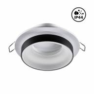 370784 SPOT NT21 292 белый/черный Светильник встраиваемый влагозащищенный IP44 GU10 9W 220V WATER - 370784 SPOT NT21 292 белый/черный Светильник встраиваемый влагозащищенный IP44 GU10 9W 220V WATER