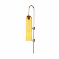 SL1145.391.01 Светильник настенный ST-Luce Латунь/Янтарный E27 1*60W - SL1145.391.01 Светильник настенный ST-Luce Латунь/Янтарный E27 1*60W