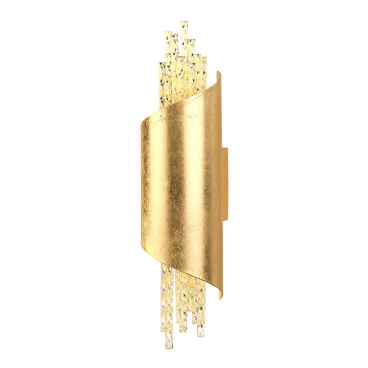3901/5W L-VISION ODL20 215 золотистый/стекло/металл Настенный светильник LED 4000K 5W 220V MONICA