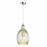 4711/1A PENDANT ODL21 297 коньячный/хром Подвес E27 60W STORZO - 4711/1A PENDANT ODL21 297 коньячный/хром Подвес E27 60W STORZO