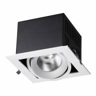 358440 SPOT NT20 266 белый/черн Встраиваемый карданный светильник IP20 LED 4000К 24W 100-265V GESSO - 358440 SPOT NT20 266 белый/черн Встраиваемый карданный светильник IP20 LED 4000К 24W 100-265V GESSO