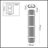 4853/6W HALL ODL_EX21 47 золото/стекло Настенный светильник E14 6*40W высота 1170см EMPIRE - 4853/6W HALL ODL_EX21 47 золото/стекло Настенный светильник E14 6*40W высота 1170см EMPIRE