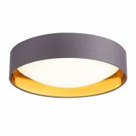 SLE201112-01 Светильник потолочный Серый, Золото/Белый LED 1*24W 4000K - SLE201112-01 Светильник потолочный Серый, Золото/Белый LED 1*24W 4000K
