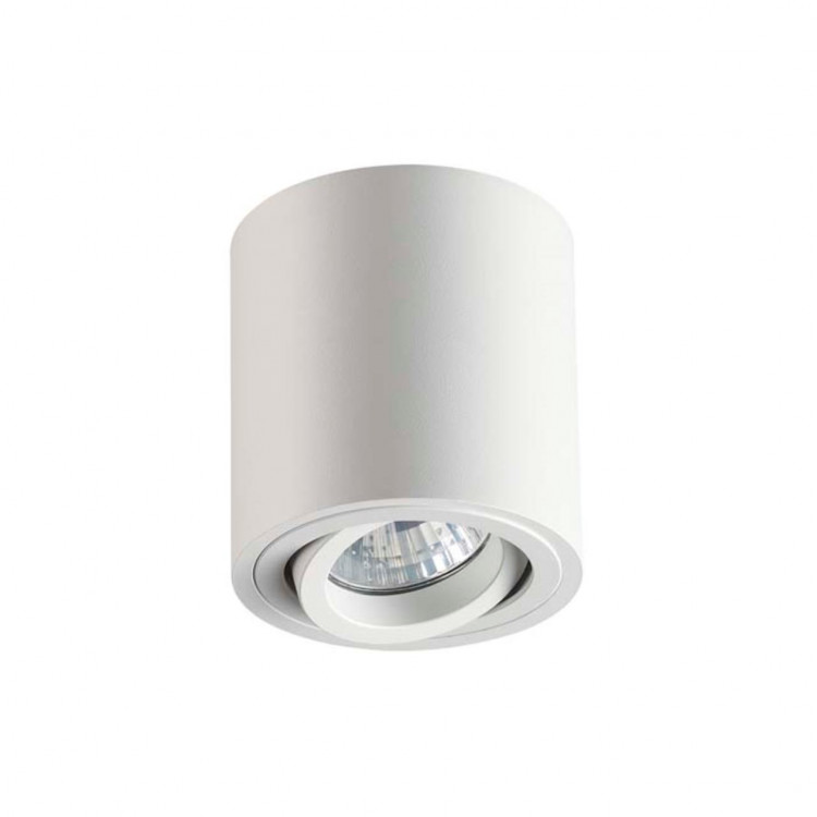 3567/1C HIGHTECH ODL18 257 белый Потолочный накладной светильник IP20 GU10 1*50W 220V TUBORINO