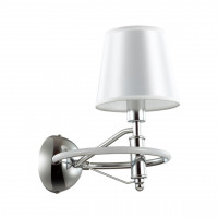 4422/1W MODERNI LN19 хром, белый Бра E14 + LED 1*40W + 5W LED 220V CHELSIE