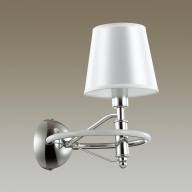 4422/1W MODERNI LN19 хром, белый Бра E14 + LED 1*40W + 5W LED 220V CHELSIE - 4422/1W MODERNI LN19 хром, белый Бра E14 + LED 1*40W + 5W LED 220V CHELSIE