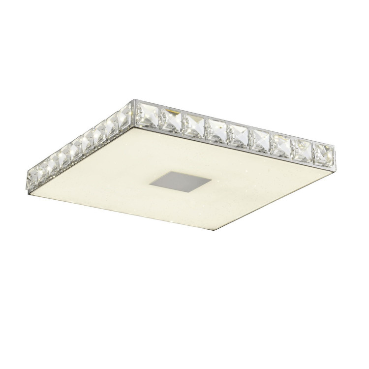 SL822.122.01 Светильник настенно-потолочный ST-Luce Хром/Прозрачный, Белый LED 1*24W 4000K