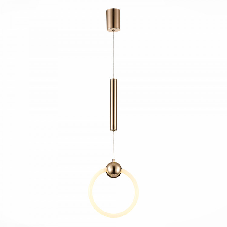 SL1578.203.01 Подвес ST-Luce Золотистый/Золотистый, Белый LED 1*15W 3000K