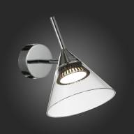 SL930.101.01 Бра ST-Luce Хром/Прозрачный LED 1*7W - SL930.101.01 Бра ST-Luce Хром/Прозрачный LED 1*7W