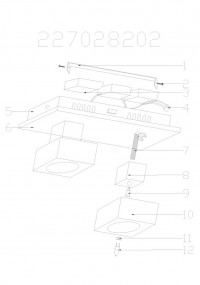 227028202 Граффити 2*20W G4 12 V LED бра
