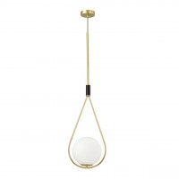 4810/1A PENDANT ODL21 351 золтой/черный/белый Подвес E14 1*40W FLARI