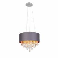 SL1350.703.04 Светильник подвесной ST-Luce Хром/Серый, Золотистый, Прозрачный E14 4*40W - SL1350.703.04 Светильник подвесной ST-Luce Хром/Серый, Золотистый, Прозрачный E14 4*40W