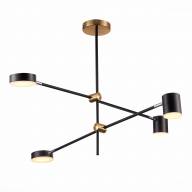 SL1604.432.04 Светильник потолочный ST-Luce Черный, Латунь/Черный LED 4*5W 3000K - SL1604.432.04 Светильник потолочный ST-Luce Черный, Латунь/Черный LED 4*5W 3000K