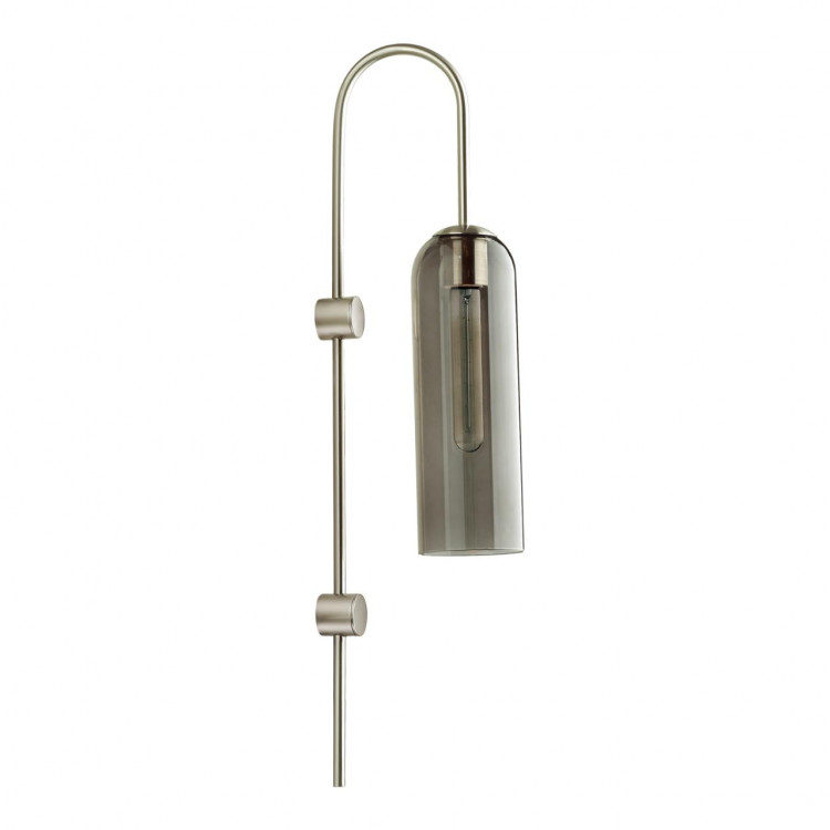 4805/1W PENDANT ODL21 339 никель/дымчатый Бра E27 1*60W VOSTI
