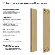 Алюминиевый секционный радиатор отопления A2.2500 - Алюминиевый секционный радиатор отопления A2.2500