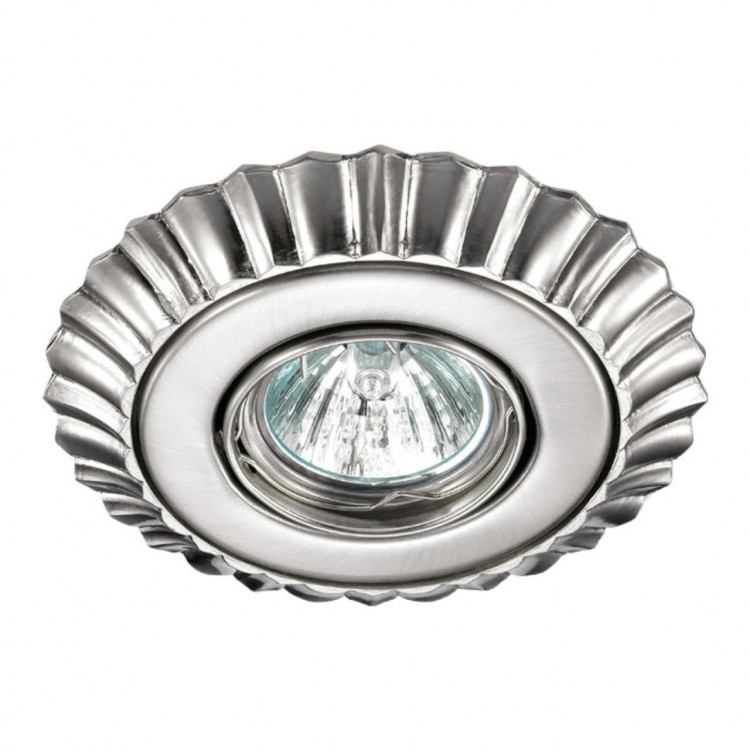 370275 SPOT NT17 никель Встраиваемый стандартный поворотный светильник GX5.3 50W 12V LIGNA