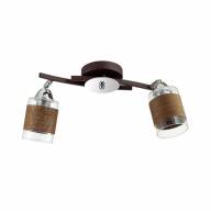 3030/2CA COMFI LN16 206 хром, кофе Люстра потолочная E27 2*60W 220V FILLA - 3030/2CA COMFI LN16 206 хром, кофе Люстра потолочная E27 2*60W 220V FILLA