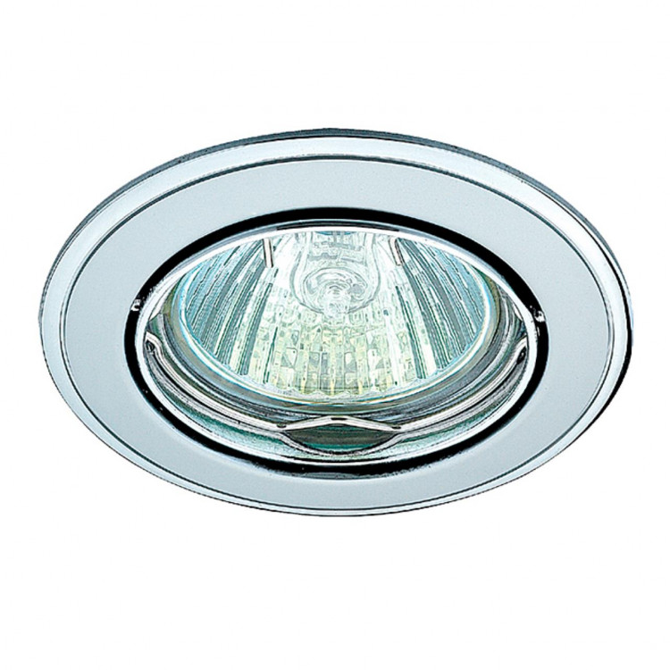 369104 SPOT NT09 147 м хром Встраиваемый светильник IP20 GX5.3 50W 12V CROWN