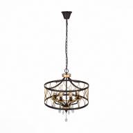 SL789.423.08 Люстра подвесная ST-Luce Темный кофе, Золото/Темный кофе, Золото, Прозрачный E14 8*60W - SL789.423.08 Люстра подвесная ST-Luce Темный кофе, Золото/Темный кофе, Золото, Прозрачный E14 8*60W