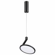 358350 OVER NT20 198 черный Светильник накладной, длина провода 1м IP20 LED 4000K 18W 85-265V HAT - 358350 OVER NT20 198 черный Светильник накладной, длина провода 1м IP20 LED 4000K 18W 85-265V HAT