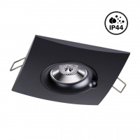 370796 SPOT NT21 294 черный Светильник встраиваемый влагозащищенный IP44 GU10 50W 220V WATER