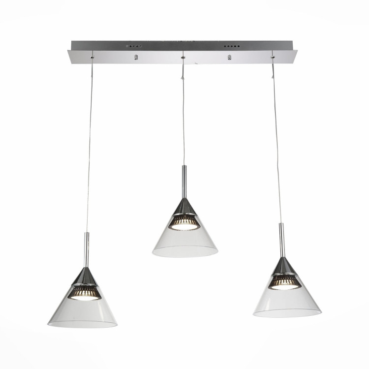 SL930.103.03 Светильник подвесной ST-Luce Хром/Прозрачный LED 3*7W 4000K