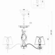 Люстра Freya FR2001PL-05G - Люстра Freya FR2001PL-05G
