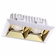357847 SPOT NT18 114 белый/золото Встраиваемый светильник IP33 LED 3000К 14W 110-265V ANTEY - 357847 SPOT NT18 114 белый/золото Встраиваемый светильник IP33 LED 3000К 14W 110-265V ANTEY