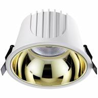 358704 SPOT NT21 251  белый/золото Светильник встраиваемый светодиодный IP20 LED 4000К 40W 100-265V KNOF - 358704 SPOT NT21 251  белый/золото Светильник встраиваемый светодиодный IP20 LED 4000К 40W 100-265V KNOF